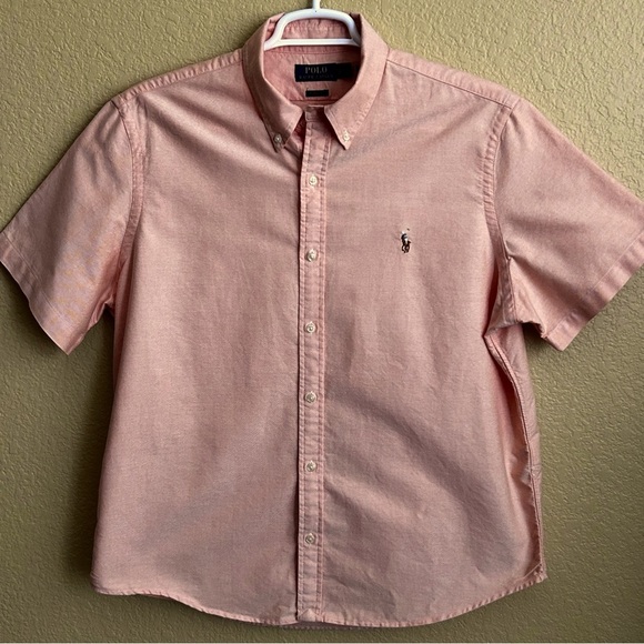 Polo Ralph Lauren Classic Fit Oxford Short Sleeve Button Down Shirt - Picture 2 of 8